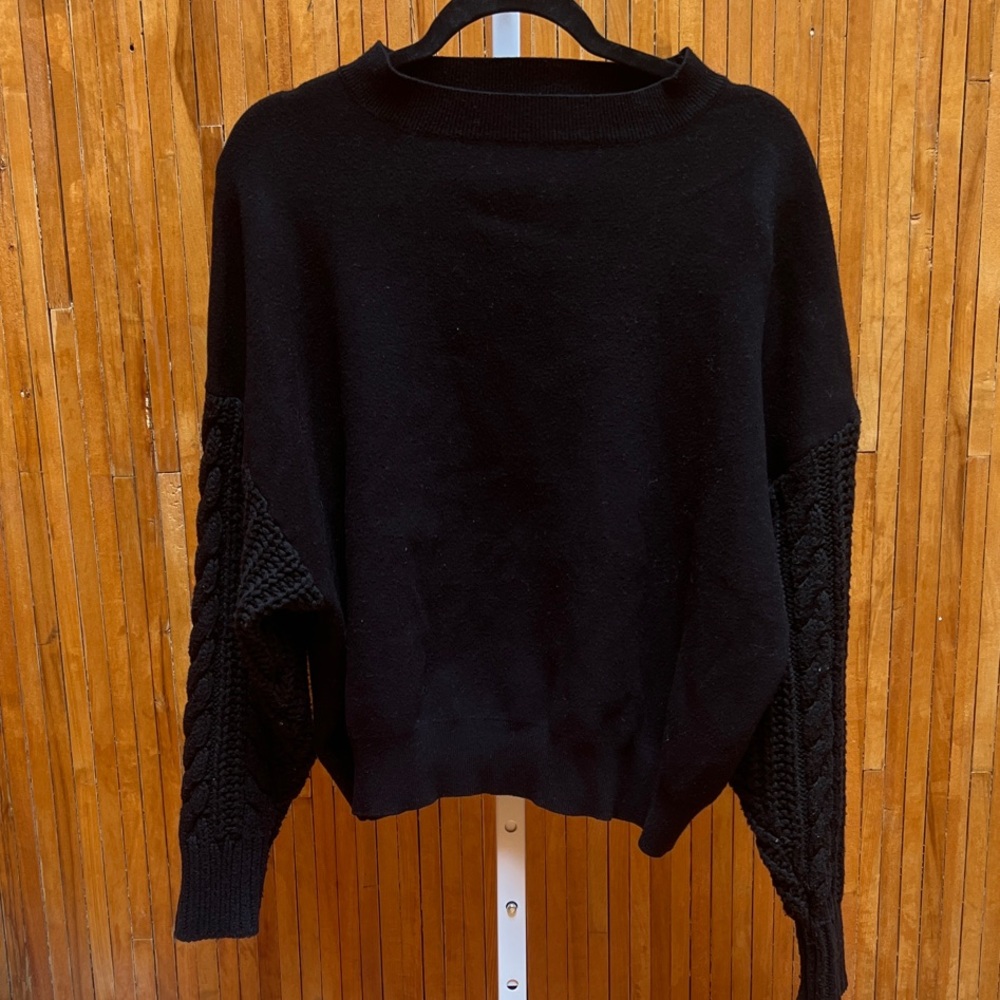 Zara Black Cowl Neck Sweater